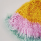 Yellow, Pink and Green Cowboy Hat