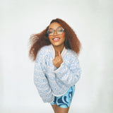 Smiley Aran Grandad Jumper