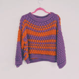 Pumpkin Bee Bubble knit jumper