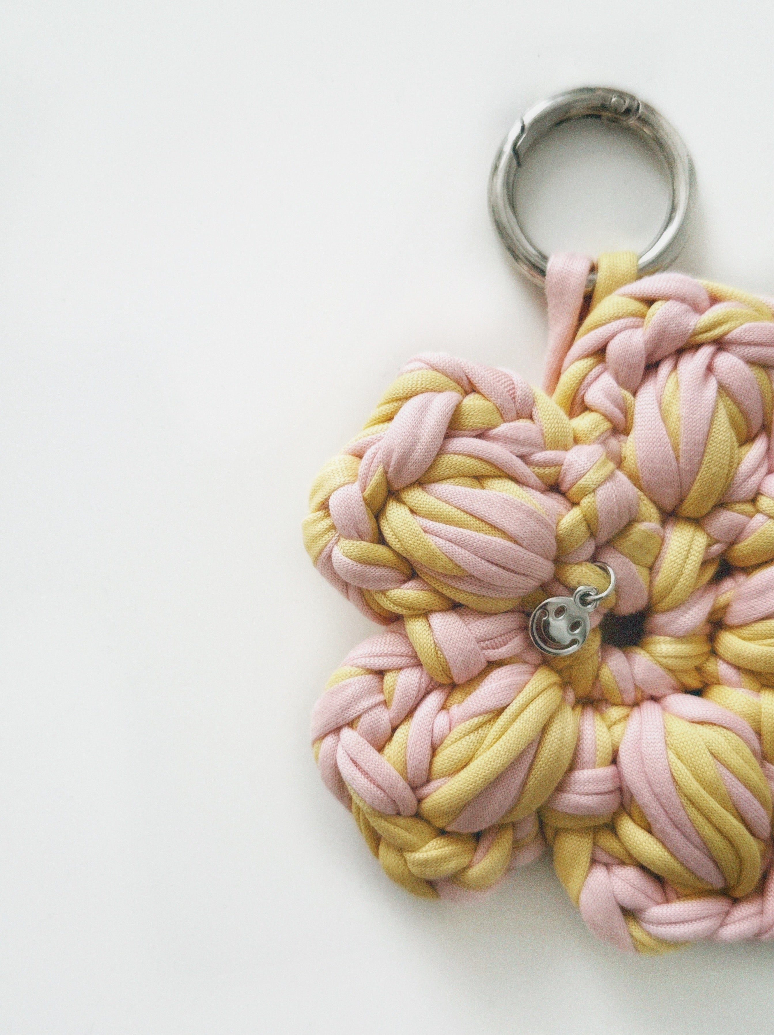 Puff Flower Bag Charm