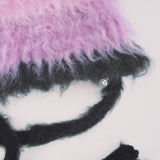 Pink, Purple and Black Bonnet