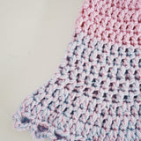 Pink and Blue Crochet Hat