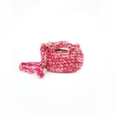 Mini Curvy Arch Bag with CrossBody Strap - Cherry Tart