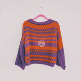 Pumpkin Bee Bubble knit jumper