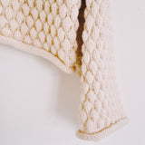 Ivory Bee Bubble Knit Jacket