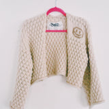 Ivory Bee Bubble Knit Jacket