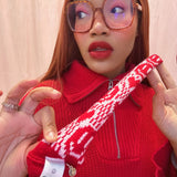 (Limited Drop) Pink and Red Crossbody Phone Lanyard - MADE TO ORDER