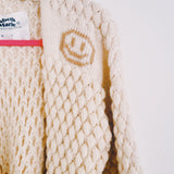 Ivory Bee Bubble Knit Jacket