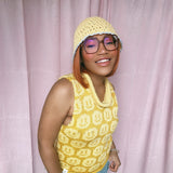 (Brand New) Smiley Aran Vest - MADE TO ORDER