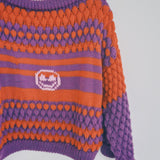 Pumpkin Bee Bubble knit jumper