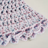 Pink and Blue Crochet Hat