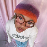 Pink, Purple and Orange Hat - MADE TO ORDER