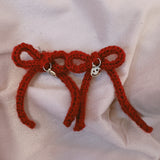 (Limited Drop) Red Bow Earrings - MADE TO ORDER