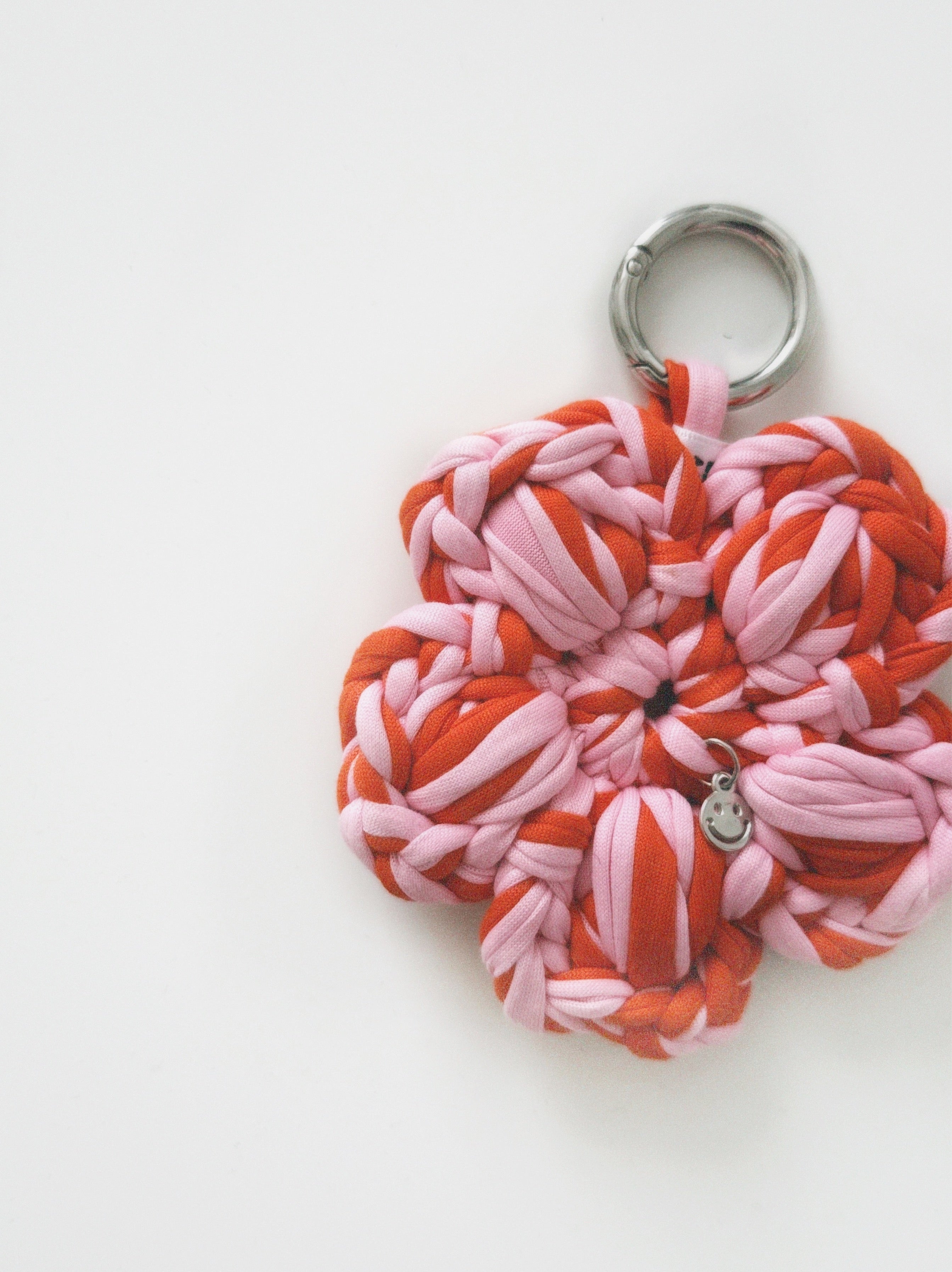 Puff Flower Bag Charm