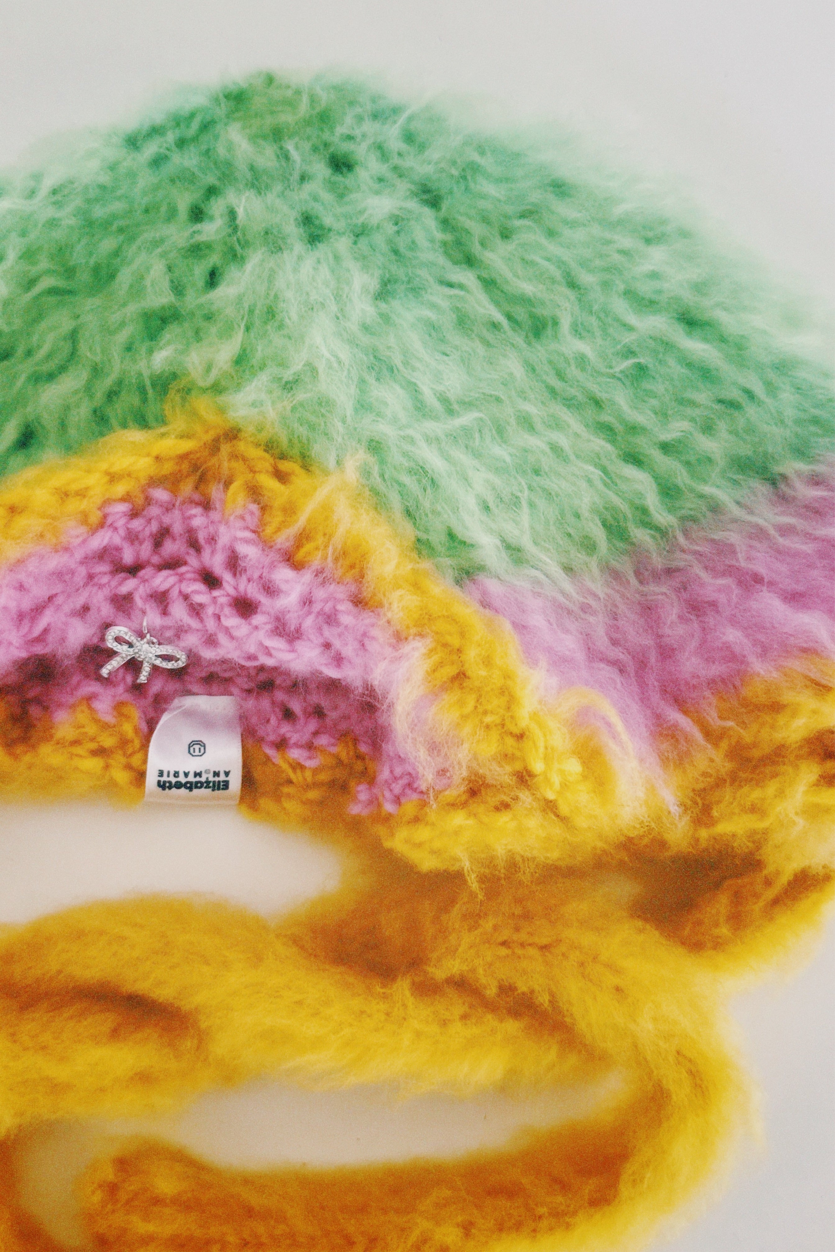 1 OF 1 Green, Pink and Yellow Floppy Bonnet