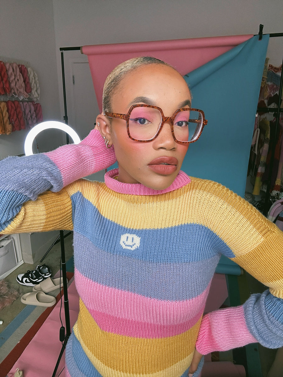 Mixed Mini boat neck Jumper
