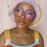 Multicoloured Crochet Hat