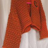 (Sample) Autumn Bee Bubble BEST.SPOOK.EVER Knit Jacket - READY TO SHIP